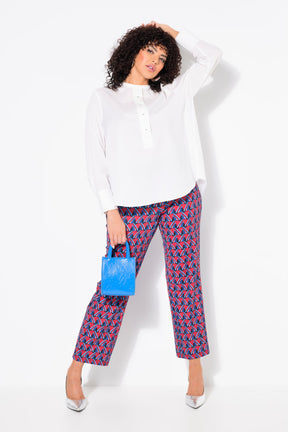 Ulla Popken Geo Print Trousers