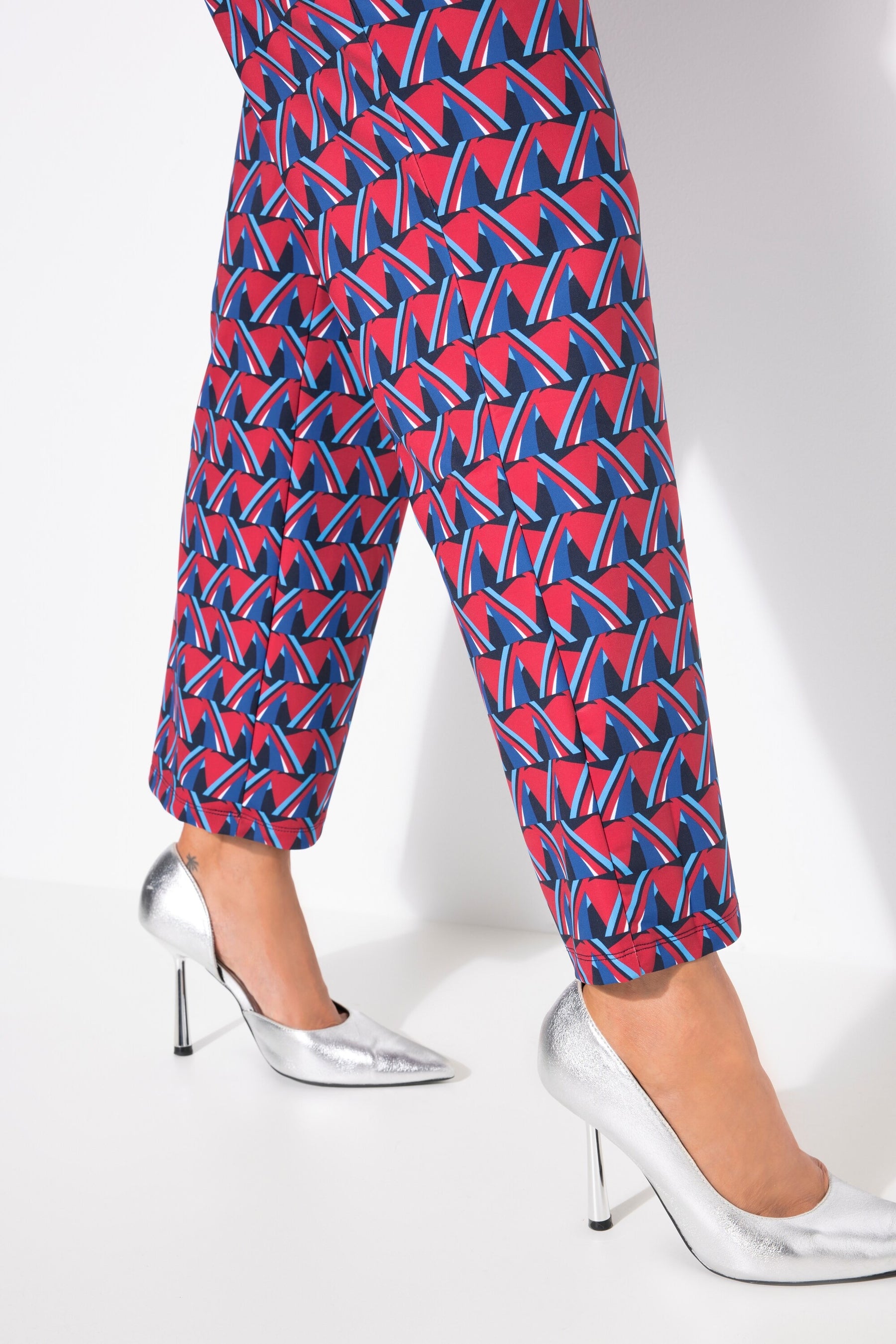 Ulla Popken Geo Print Trousers