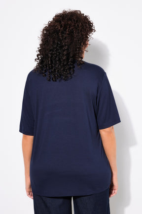 Ulla Popken Navy Shirt