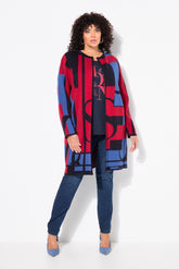 Ulla Popken Printed Cardigan