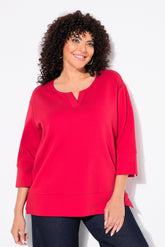 Ulla Popken Sweatshirt in Red