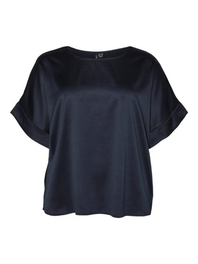 Vero Moda Curve Merle Navy Top