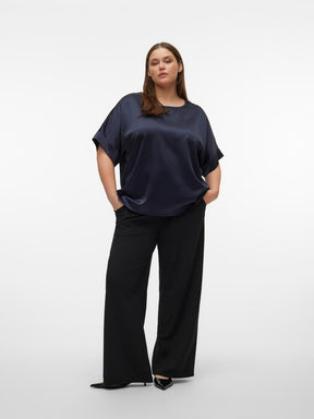 Vero Moda Curve Merle Navy Top