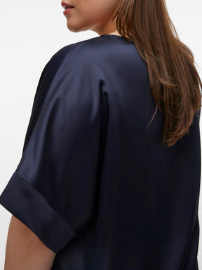 Vero Moda Curve Merle Navy Top