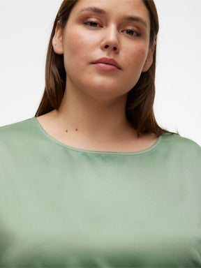 Vero Moda Curve Merle Green Top