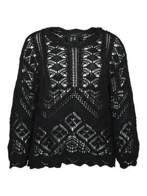 Vero Moda Curve Kenia Crochet Jumper