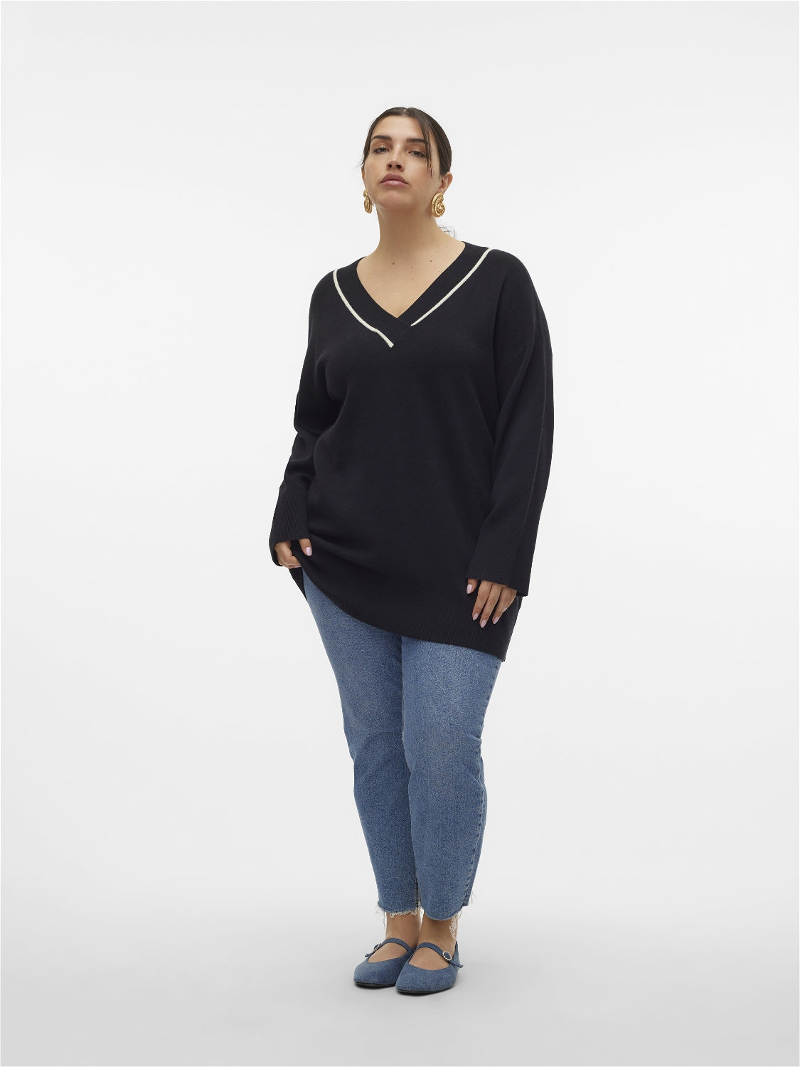 Vero Moda Curve Saba Long Jumper