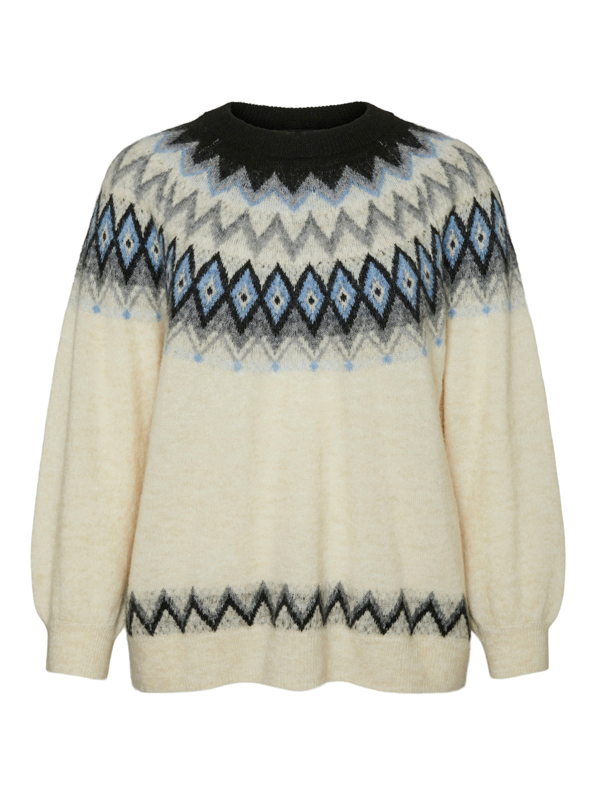 Vero Moda Curve Visti Jumper in Cream