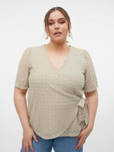 Vero Moda Curve Becca Top in Cream