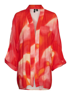 Vero Moda Curve Jade Kimono in Orange