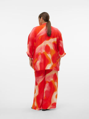 Vero Moda Curve Jade Kimono in Orange