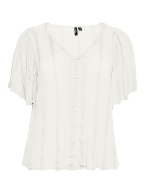 Vero Moda Curve Kanva Blouse in White