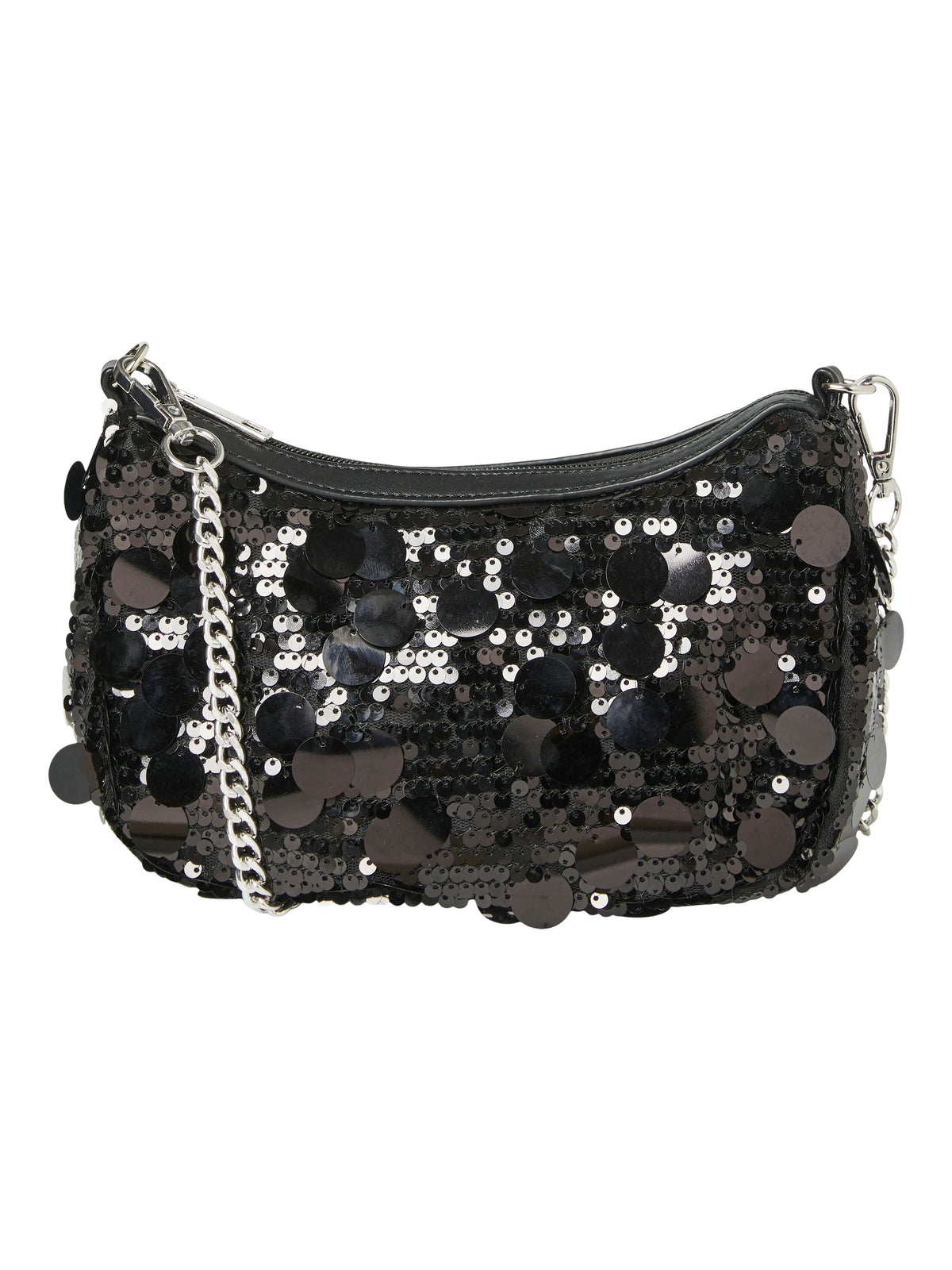 Vero Moda Curve Allie Sequin Bag in Black