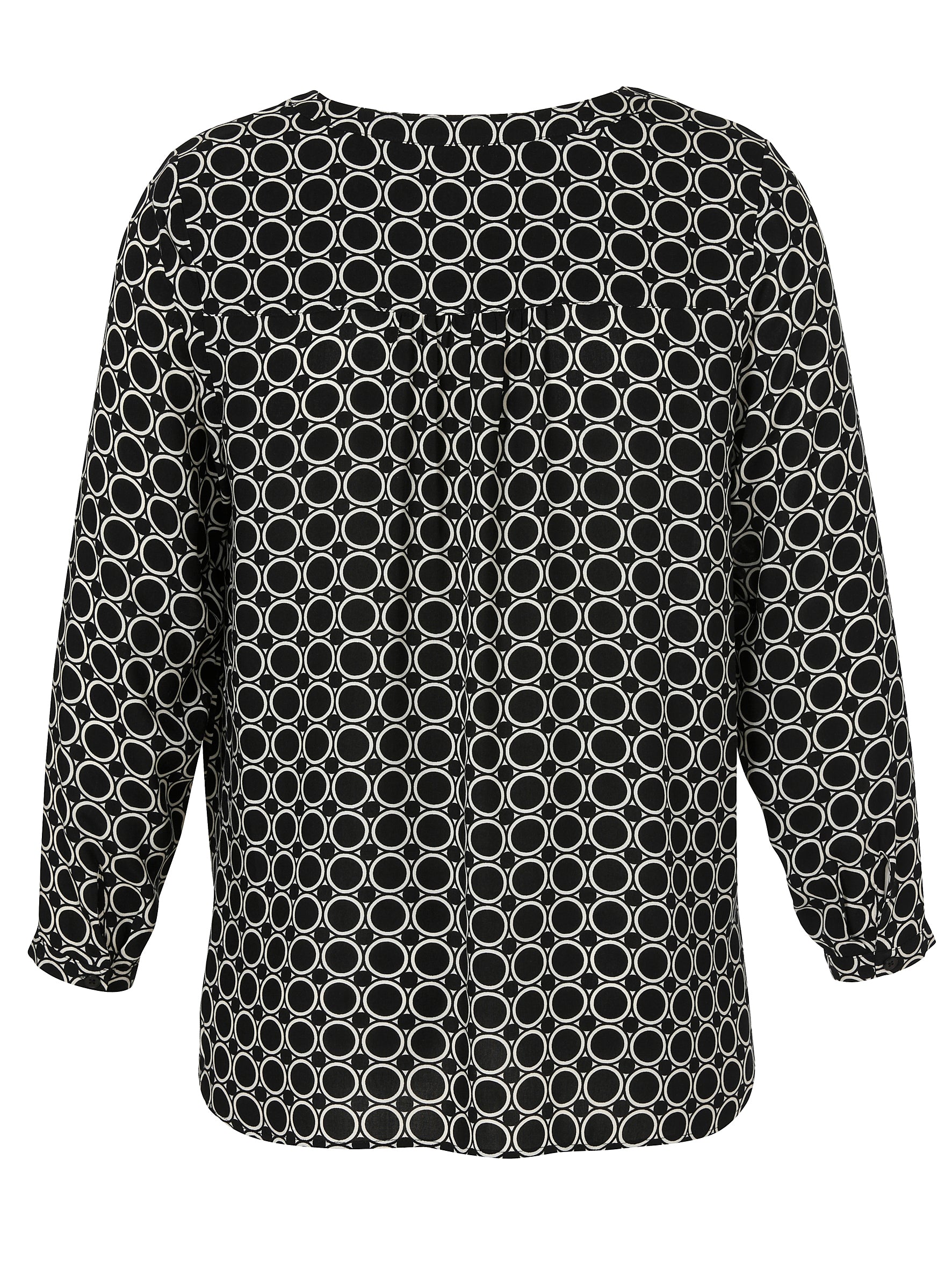 Via Appia Due Black and White Blouse