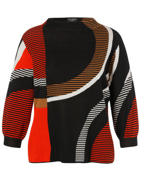 Via Appia Due Multicolor Knit Jumper