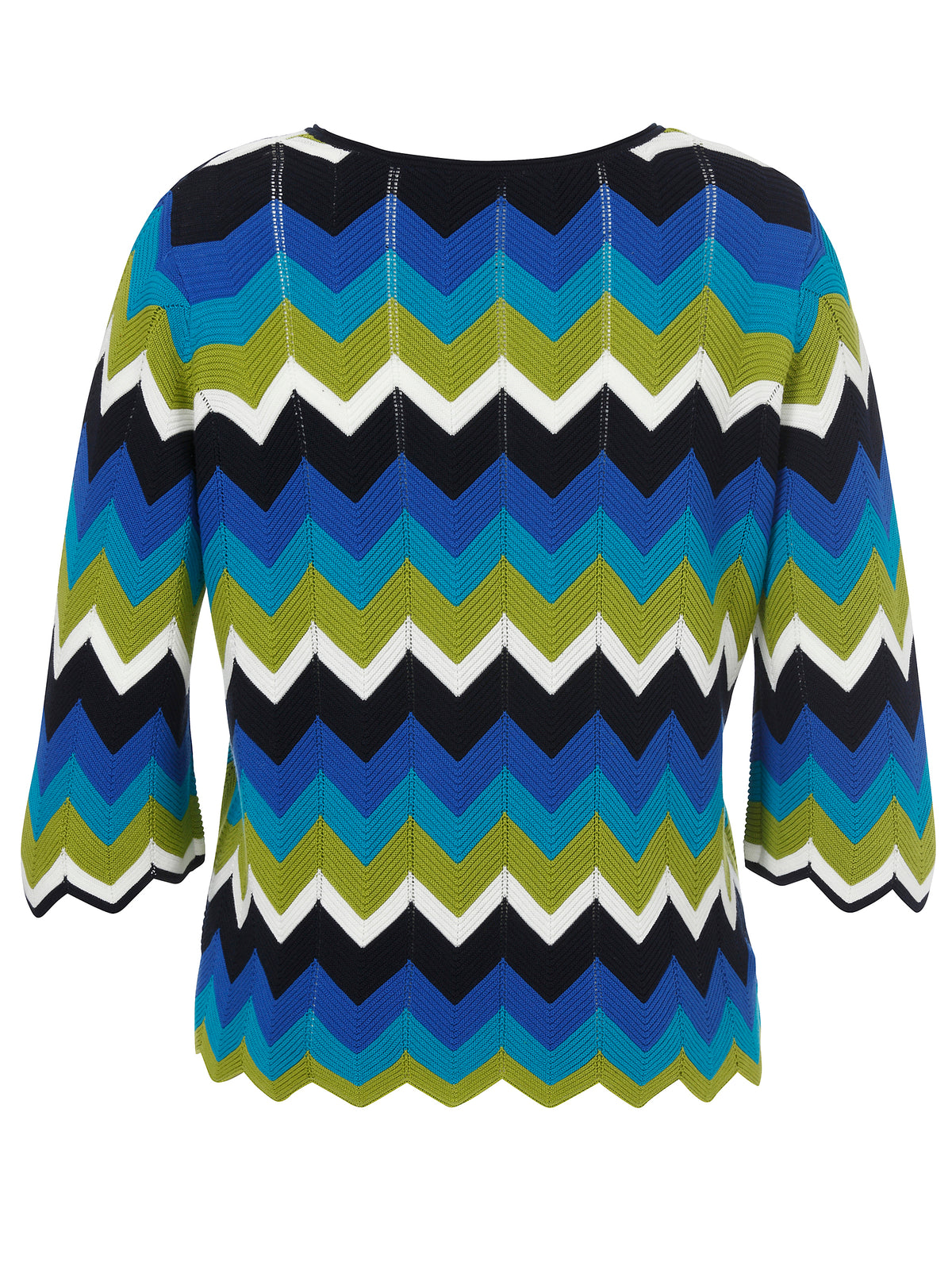 Via Appia Due Zig Zag Knit Jumper