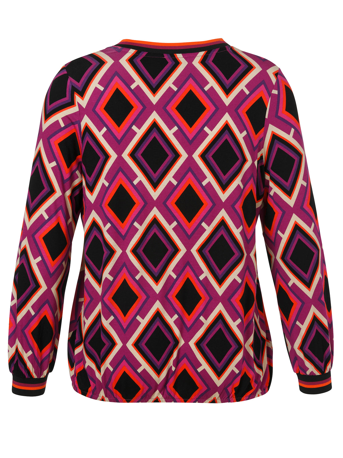 Via Appia Due Blouse with Diamond Print