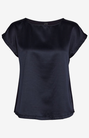 Vero Moda Curve Merle T-Shirt in Navy