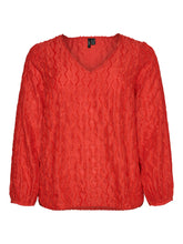 Vero Moda Curve Vistina Top in Red