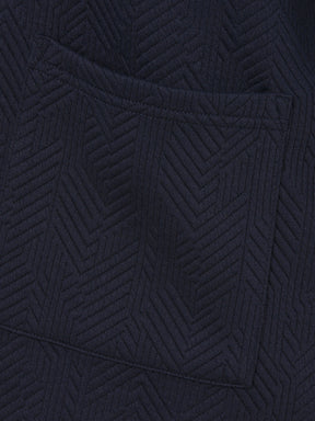 Via Appia Due Hooded Cardigan in Navy