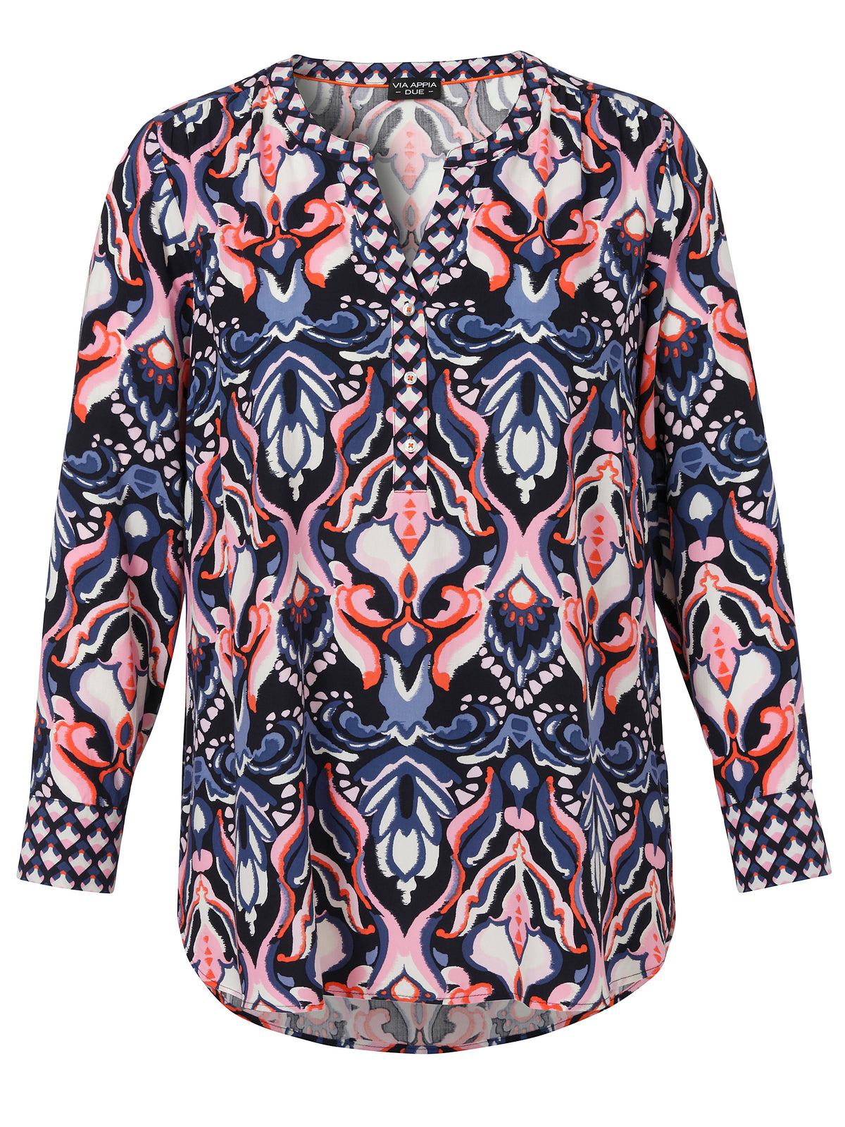 Via Appia Due Multicolour Print Top