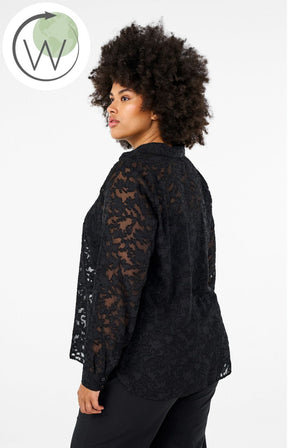 Zizzi Denita Shirt in Black