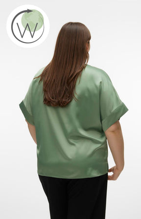 Vero Moda Curve Merle Green Top