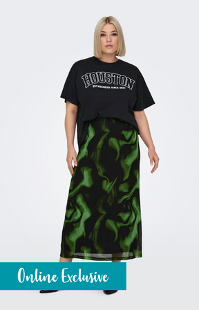 Only Carmakoma Forest Skirt in Green