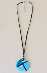 Tia Necklace in Blue