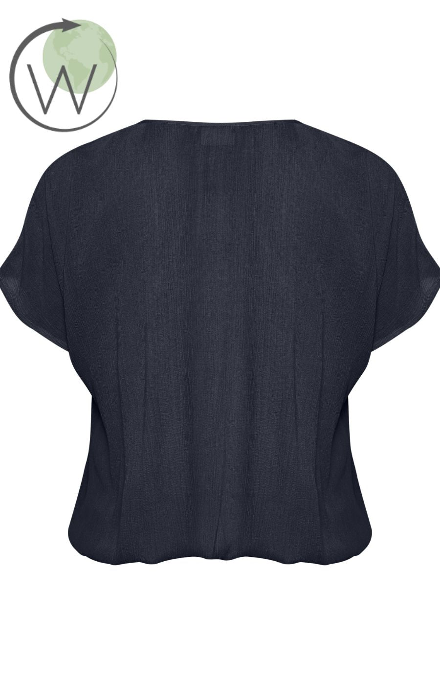 Kaffe Curve Stanley Blouse in Navy