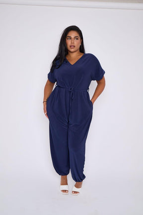 Jenna Jumpsuit in Navy