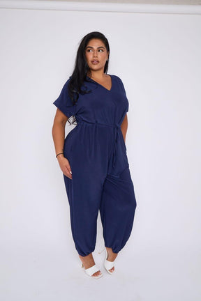 Jenna Jumpsuit in Navy