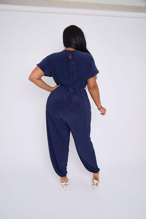 Jenna Jumpsuit in Navy