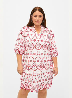 Zizzi Viola Embroidered Dress