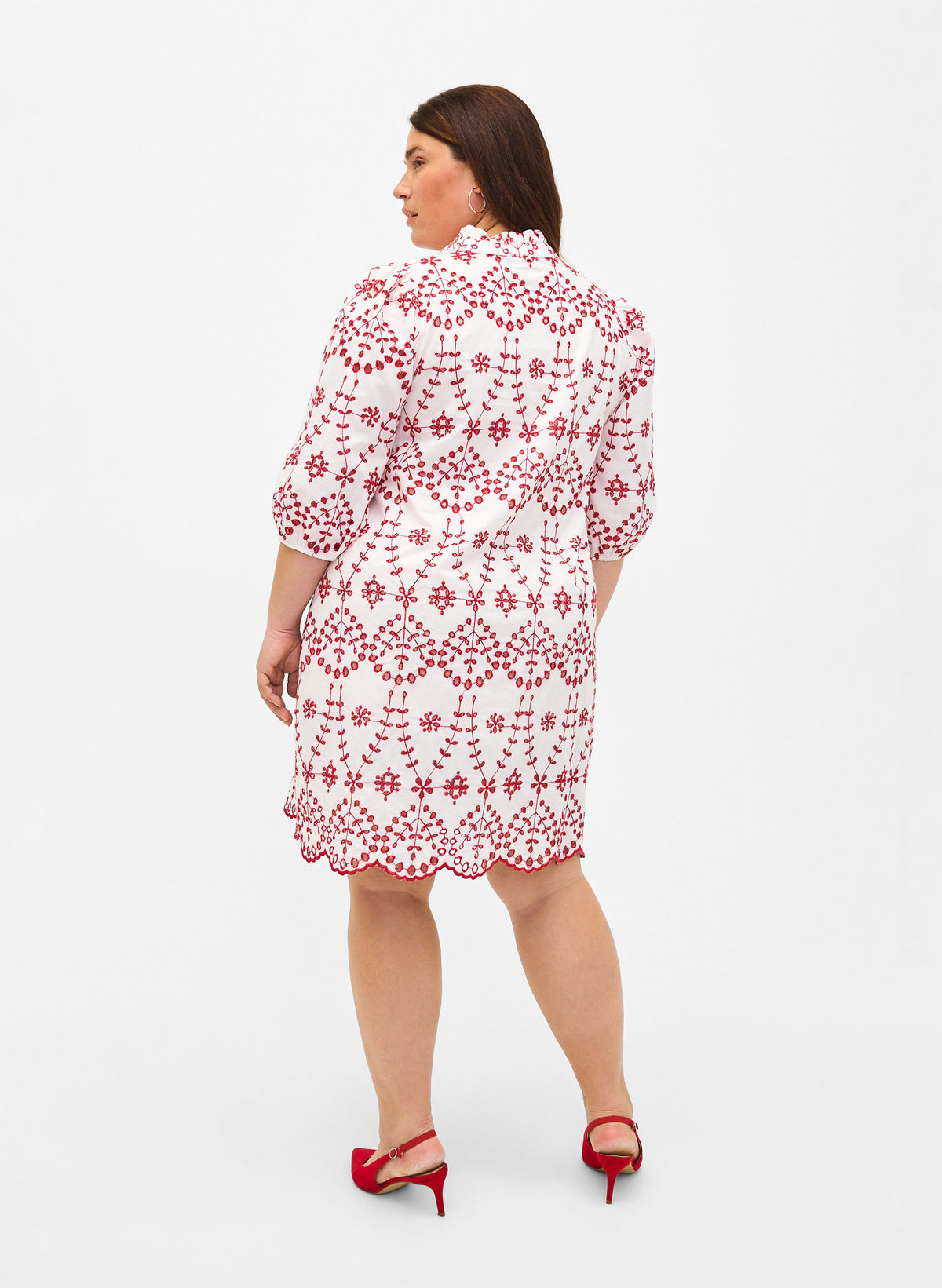 Zizzi Viola Embroidered Dress