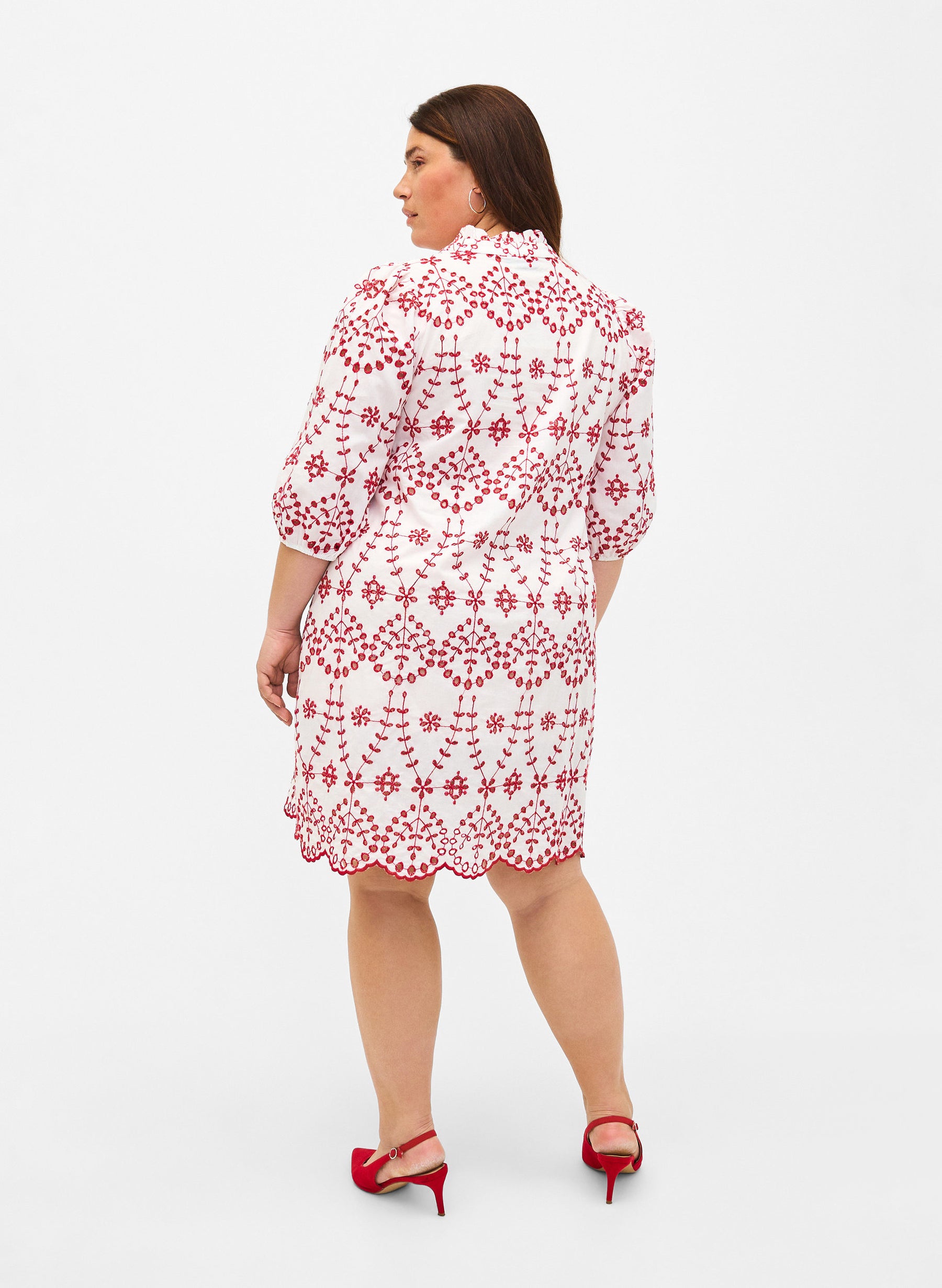 Zizzi Viola Embroidered Dress