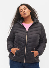 Zizzi Sally Lightweight Jacket in Black