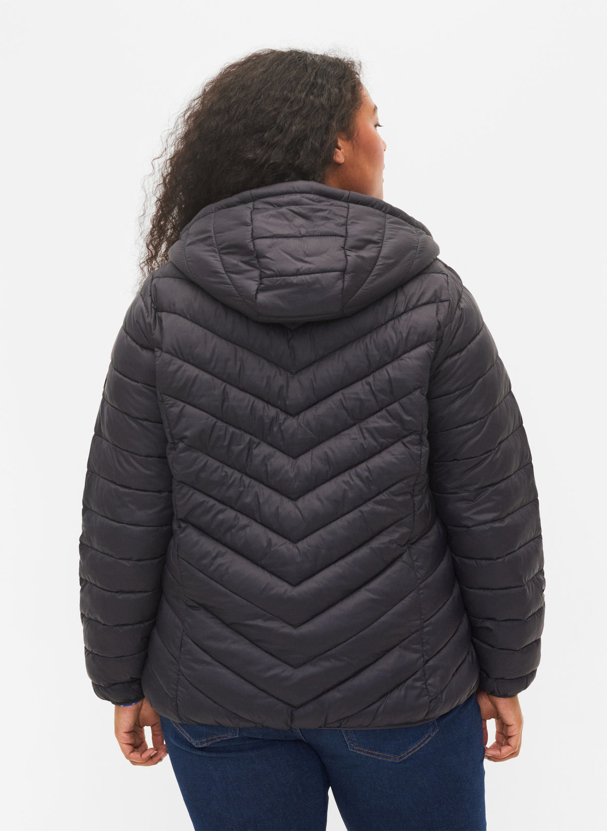 Zizzi Sally Lightweight Jacket in Black