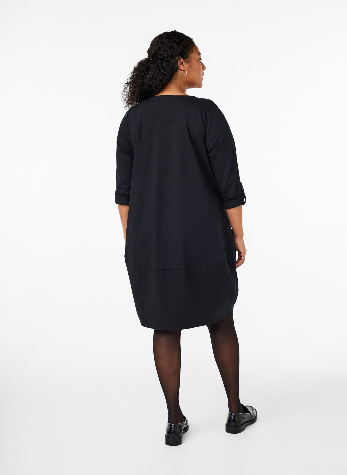 Zizzi Anita Dress in Black