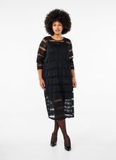 Zizzi Lacita Lace Dress in Black