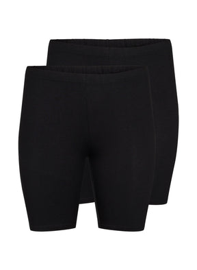 Zizzi Two Pack Shorts-Black