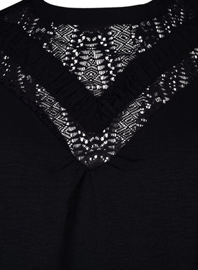 Zizzi Kamma Blouse in Black