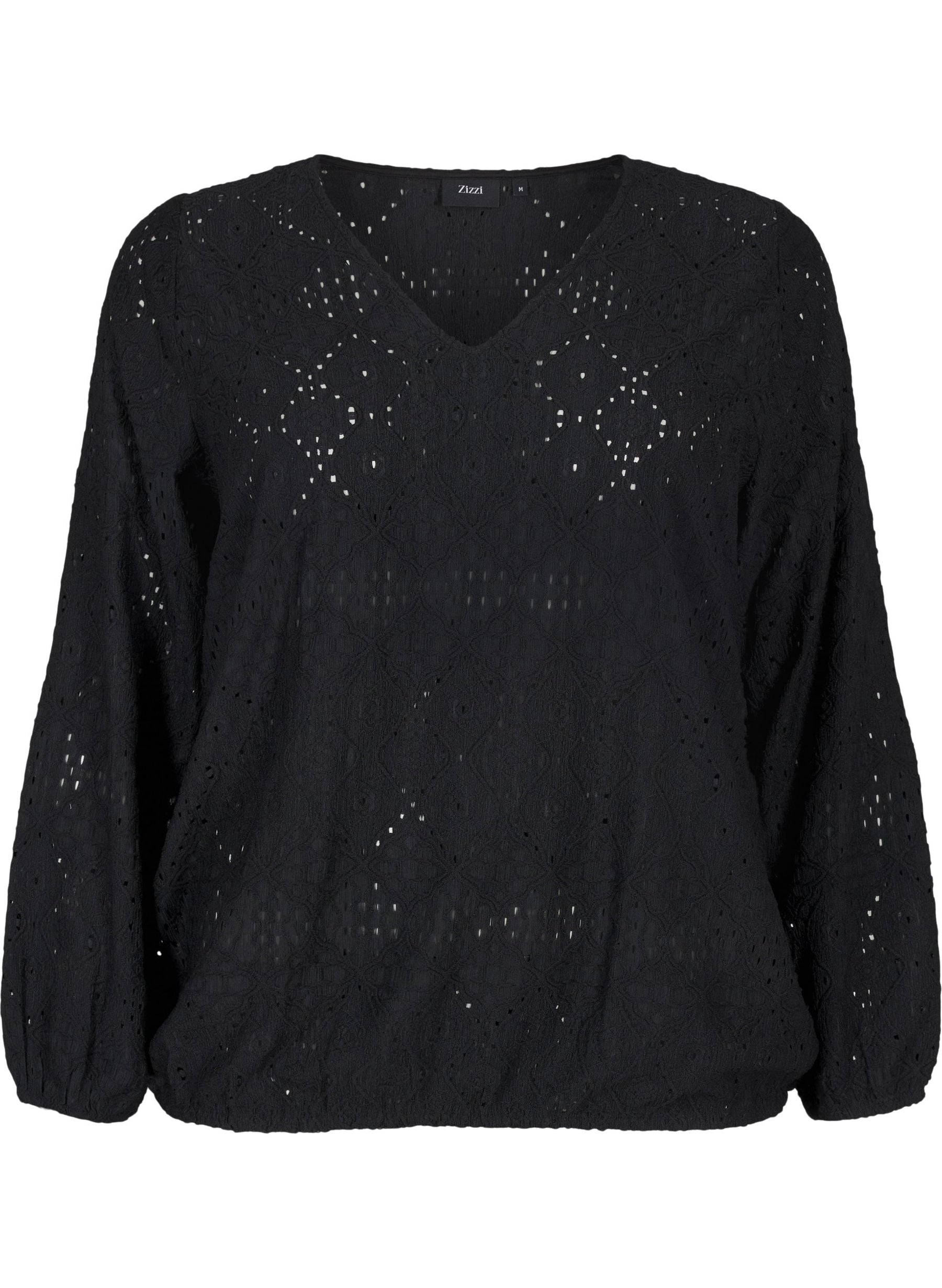 Zizzi Lisa Blouse in Black