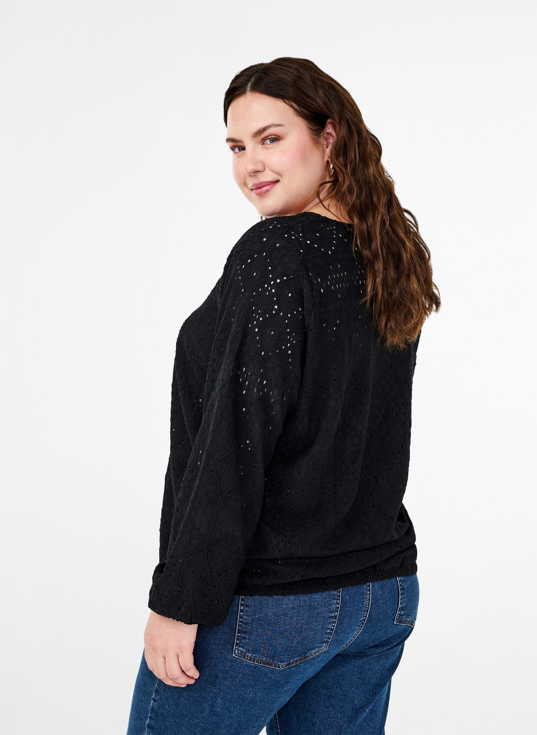 Zizzi Lisa Blouse in Black