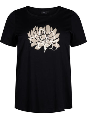 Zizzi Vebba T-Shirt in Black