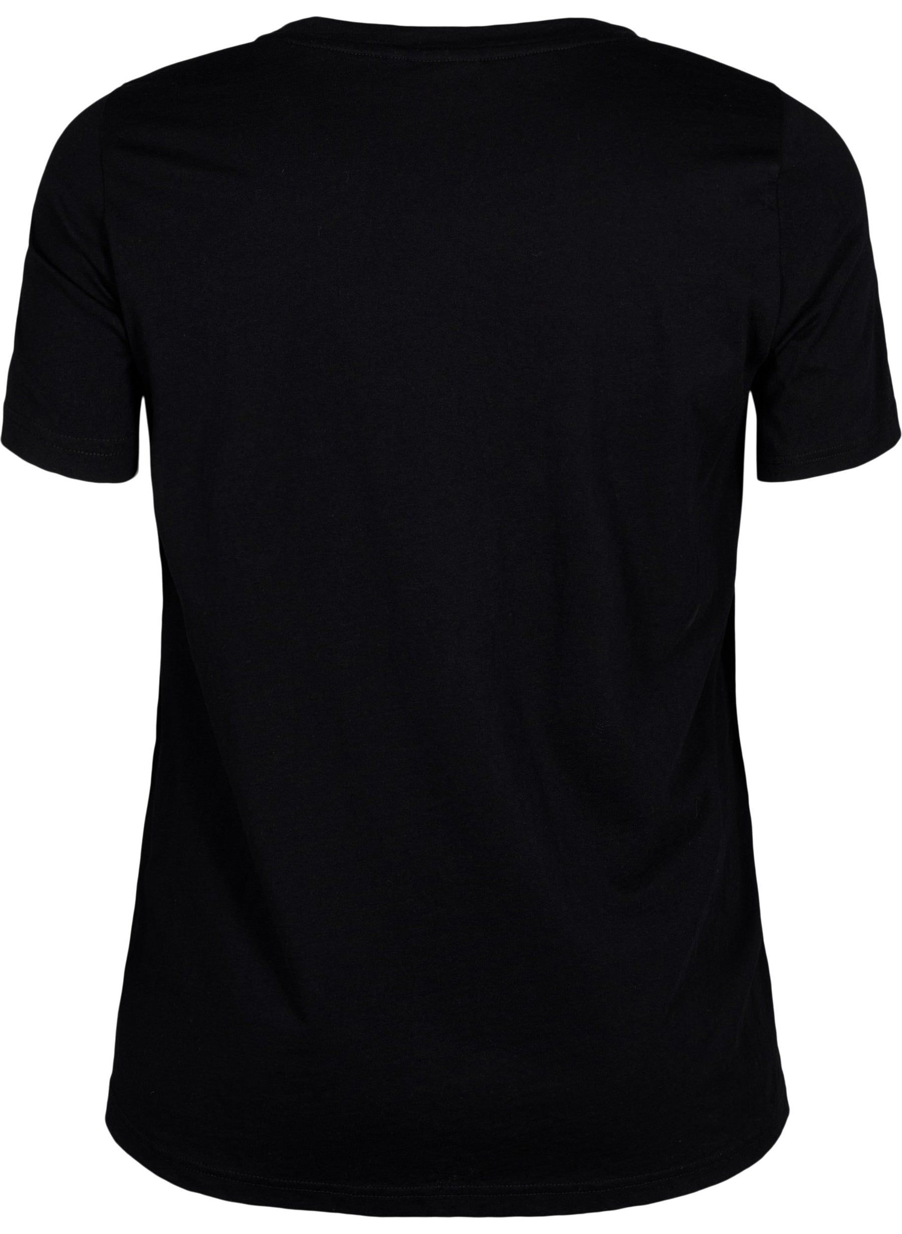 Zizzi Vebba T-Shirt in Black