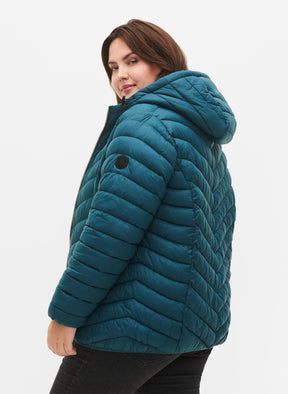 Zizzi Sally Lightweight Jacket in Teal