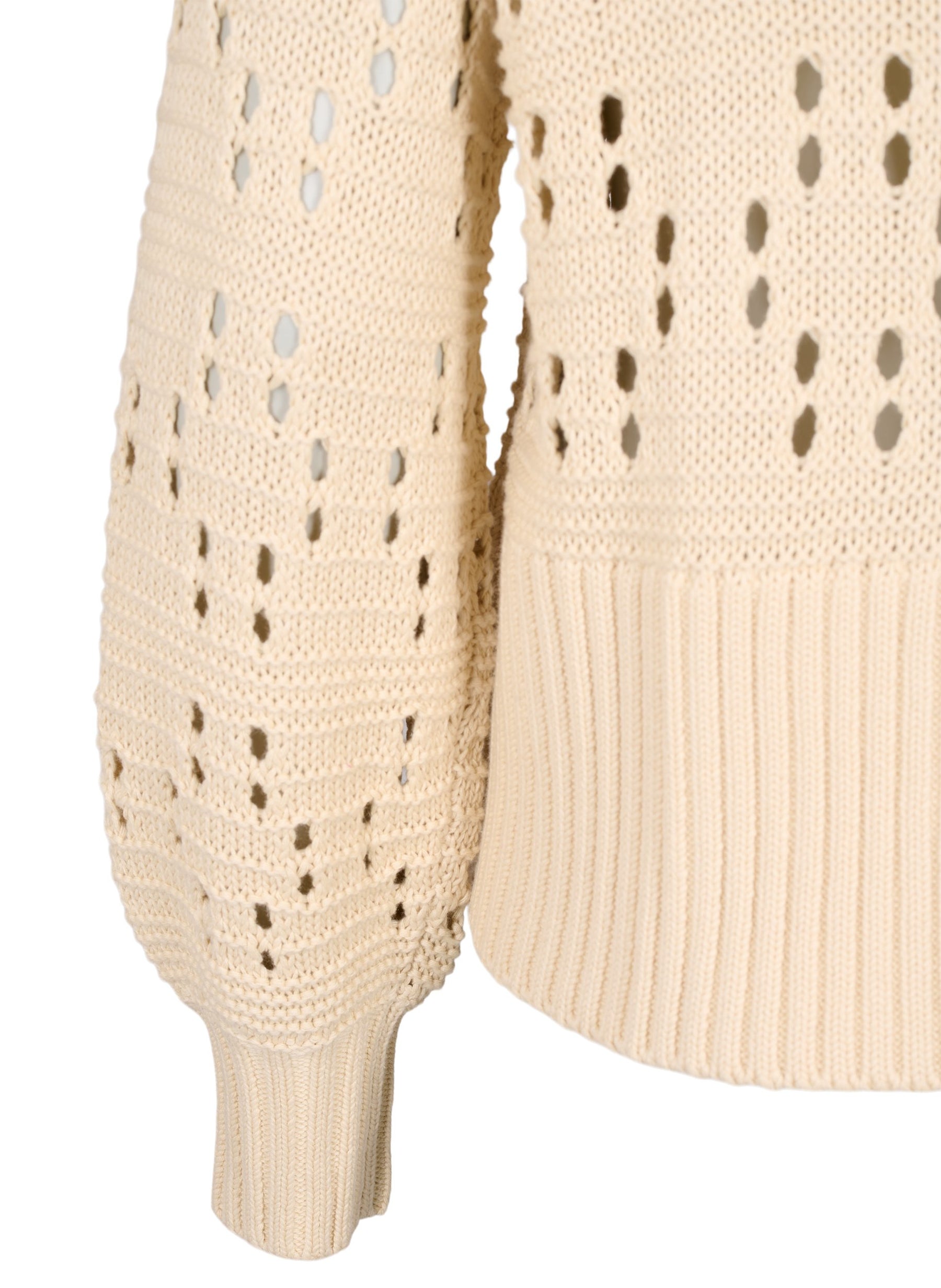 Zizzi Daisy Cardigan in Beige