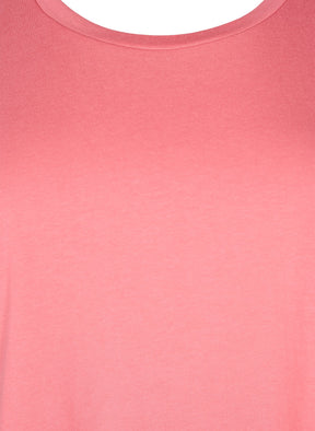 Zizzi Katja T-Shirt in Coral