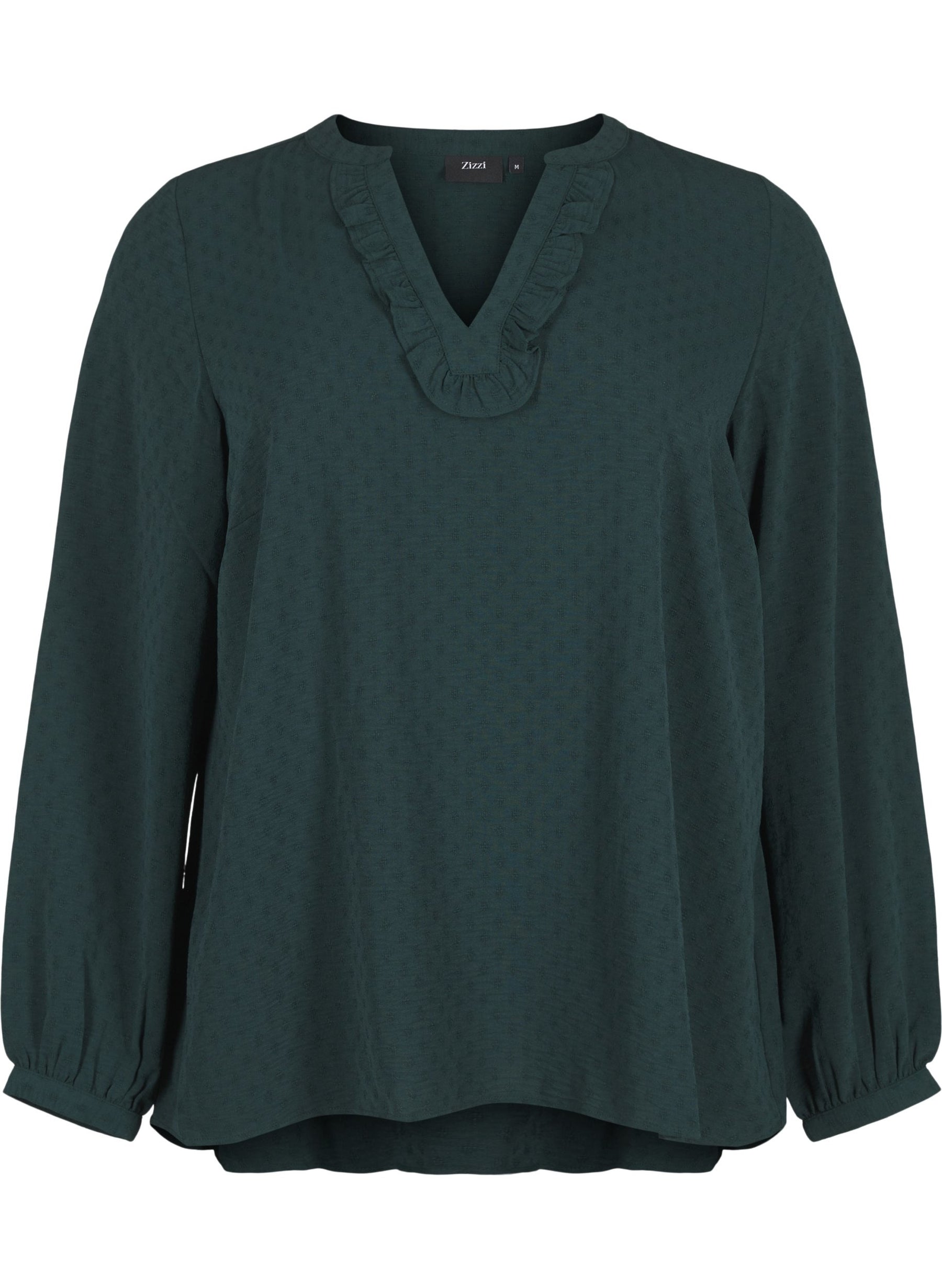 Zizzi Lukka Blouse in Green